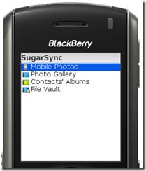 SSM-BB Home Screen