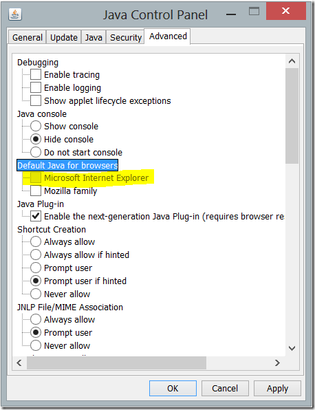 IE-java IE-java
